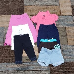 Girls size 5 and 5T summer shorts and pants bundle of 7